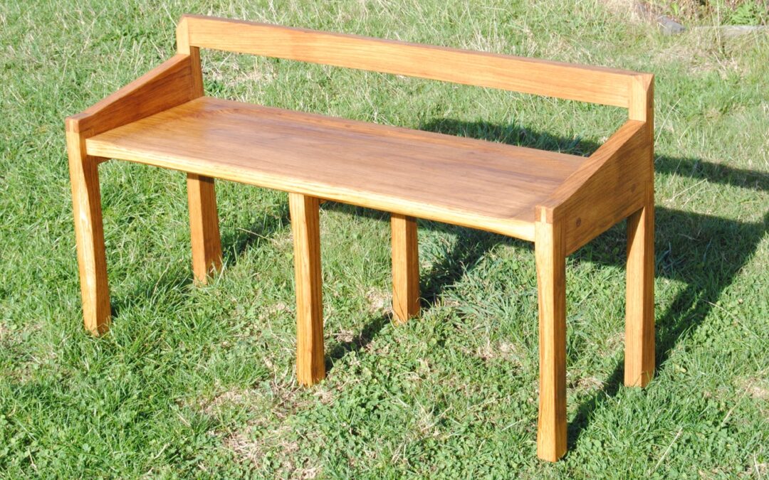 Banc n°1 – Chêne