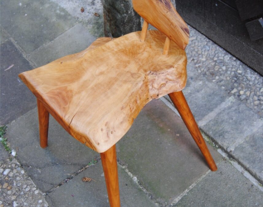 Chaise n°4 Cerisier/Merisier